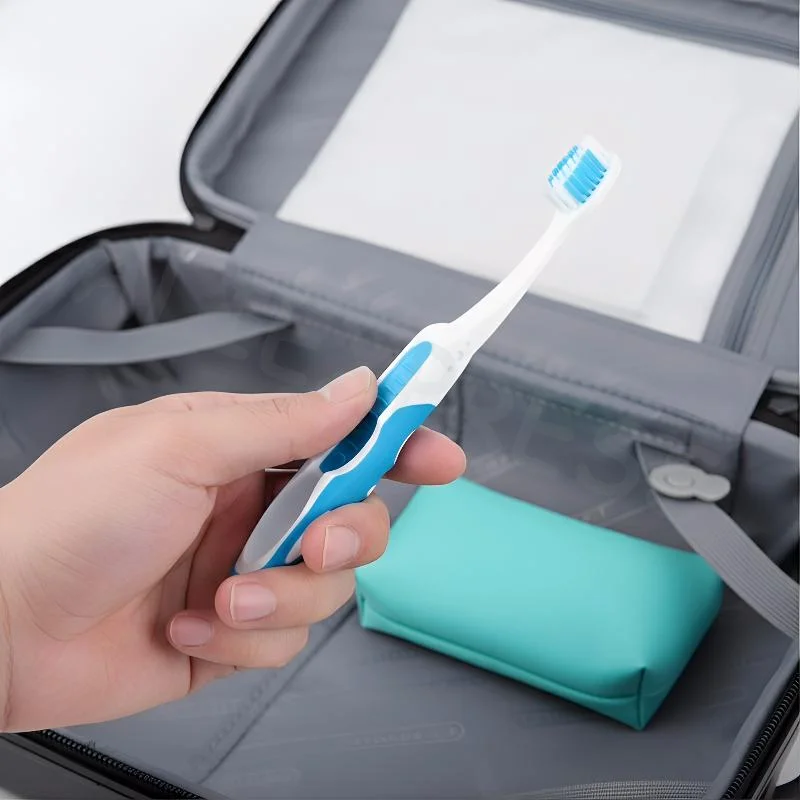 Travel Toothbrush 5 10pcs Soft Rubber Folding Microfiber Bristles Couples Hygiene Portable for Business Trip