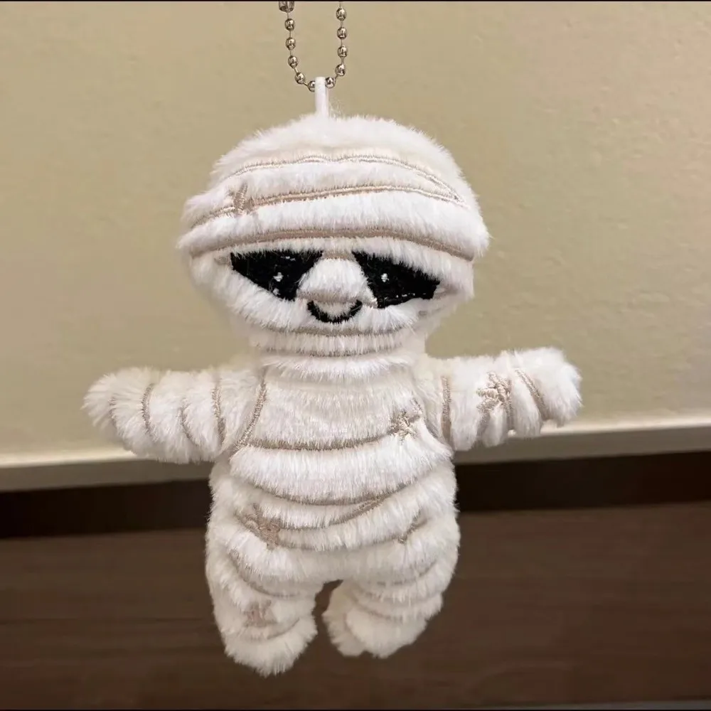 Fashion Skeleton Halloween Keychain Skull Stuffed Bag Pendant Mummy Style Keyring Key Hanging Holiday Gifts