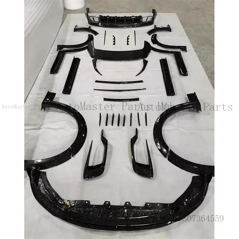 High Quality m Style Carbon Fiber Wide Body Kits Front Lip Rear Spoiler Rear Diffuser Side Skirt Car
