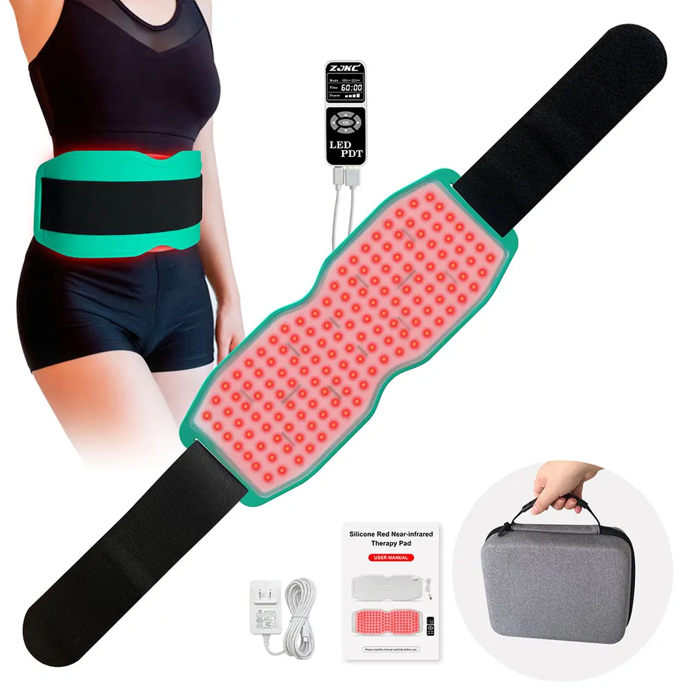 

ZJKC 450pcs Red Light Therapy Leg Wrap 660nm 850nm 940nm Infrared Red Light Therapy Belt Burn Fat and Lose Weight Pain Relief