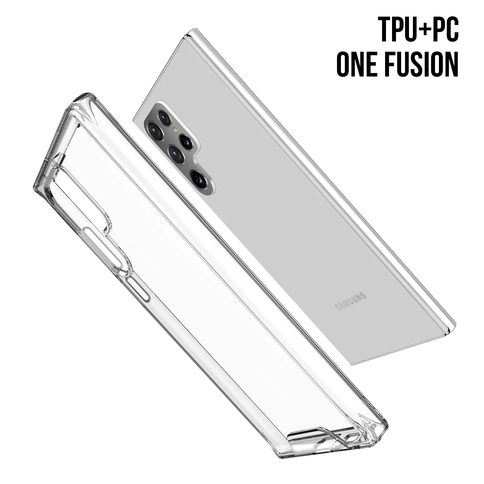 حافظة أكريليك شفافة لهاتف سامسونج جالاكسي S23 S24 FE S25 S22 S21 نوت 20 Ultra S20 FE نوت 10 Plus 9 S8 S9 S10 Plus S10e غطاء خلفي