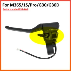 Brake Handle With Bell for Xiaomi M365 1s Pro Pro2 For Ninebot MAX G30 Electric Scooter Hand Brake Lever Replacement Parts