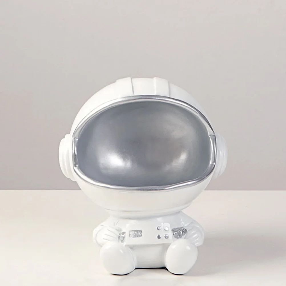 

1Pcs Creative Astronaut Snacks Storage Box Large Resin Spaceman Nut Case Home Decor Holder Desktop Ornament Snacks Storage Box