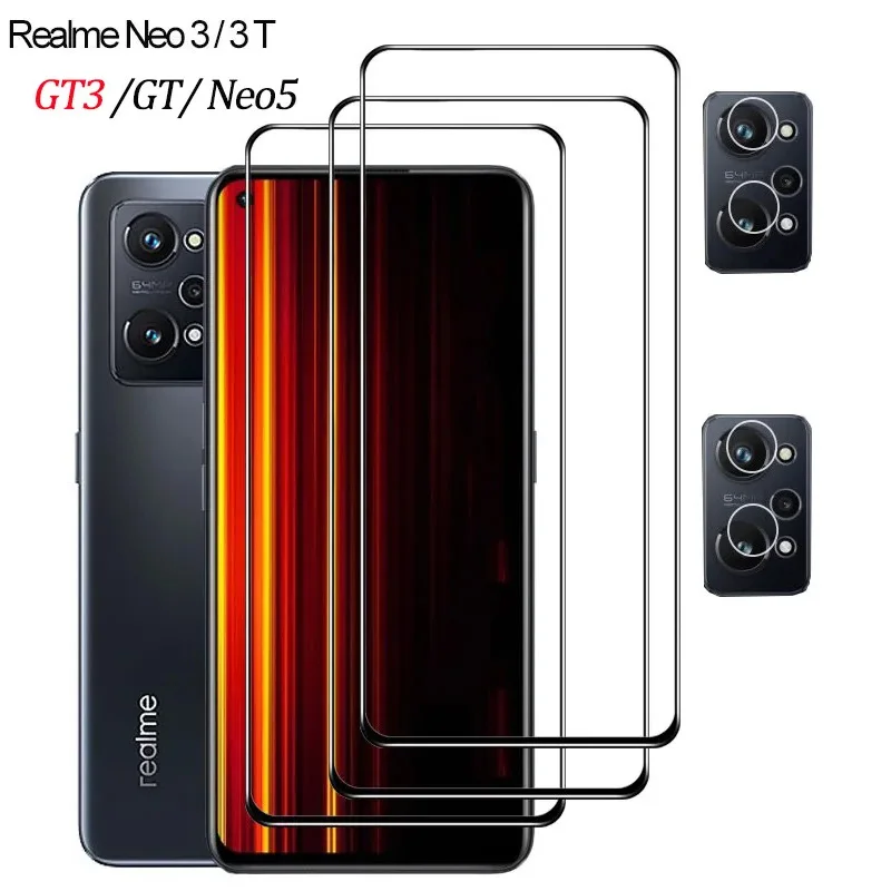 realme gt 3 9H Protection for Realme GT Neo 3T Glass realme gt neo 3 t cristal templado guard glass realmi gt neo 3 gt3 gt 2 neo 5 neo 2 3t gt2 pro gt master edtion realme gt neo5 screen protector