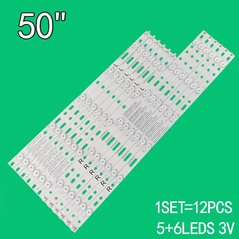 for 50-inch LCD TV backlight strip LB-PF3528-GJD2P5C506X11-L-B Philips 50PFF3750/T3 50PFF3655/T3 50PFF4750/T3 Skyworth 50E3100