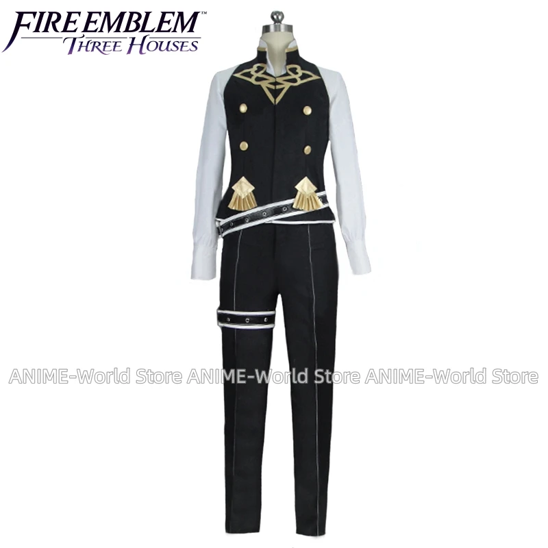 Game Fire Emblem: Three Houses Felix Cos Uniform Halloween Suit Cosplay Costume Wig Custom Made Any Size