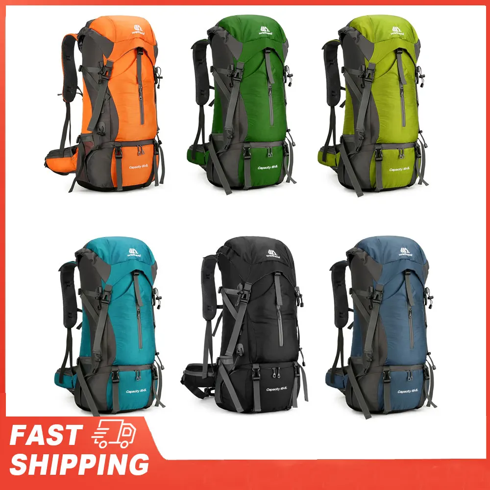 70L Hiking Backpack Camping Climbing Rucksack Travel Trekking Rucksack Mountaineering Bag Outdoor Sports Backpack Waterproof