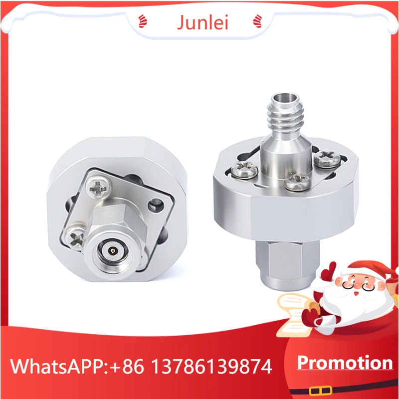 

High Frequency 1.0mm Male 1.0mm Female Coaxial Connectors DC Block Inner Conductor 50 Ohm Stainless Steel RoHS Compliant