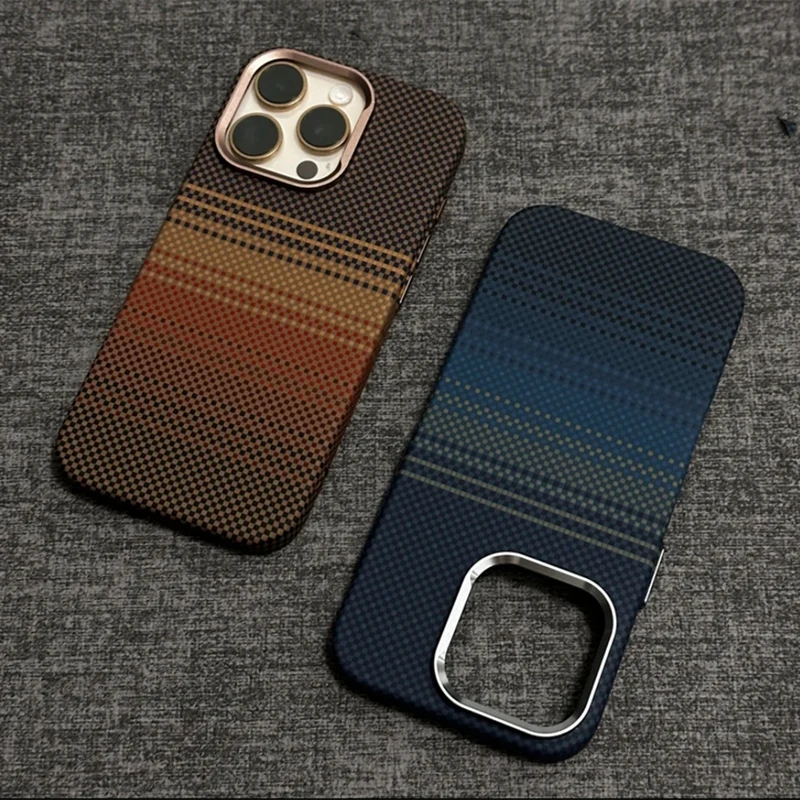 Carbon Fibre Texture Relief MagSafe Phone Case for iPhone 17 16pro max 15 Pro 16e 14 13 Magnetic Wireless Charging Hard PC Cover