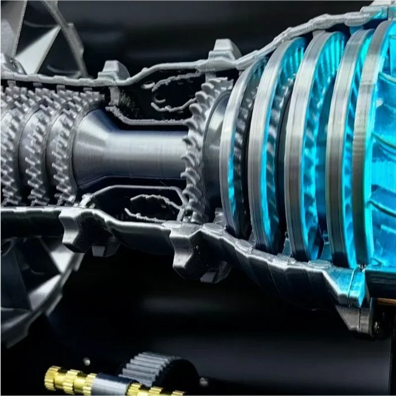 Charging speed regulation model Aeronautical turbofan engine model Mini scientific experimental aircraft Jet engine