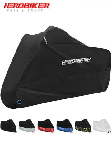 New Motorcycle Cover Funda Moto Rain Cover Waterproof Dustproof UV Protective Cover Coat Indoor Outdoor Motorbike Scooter Cover
