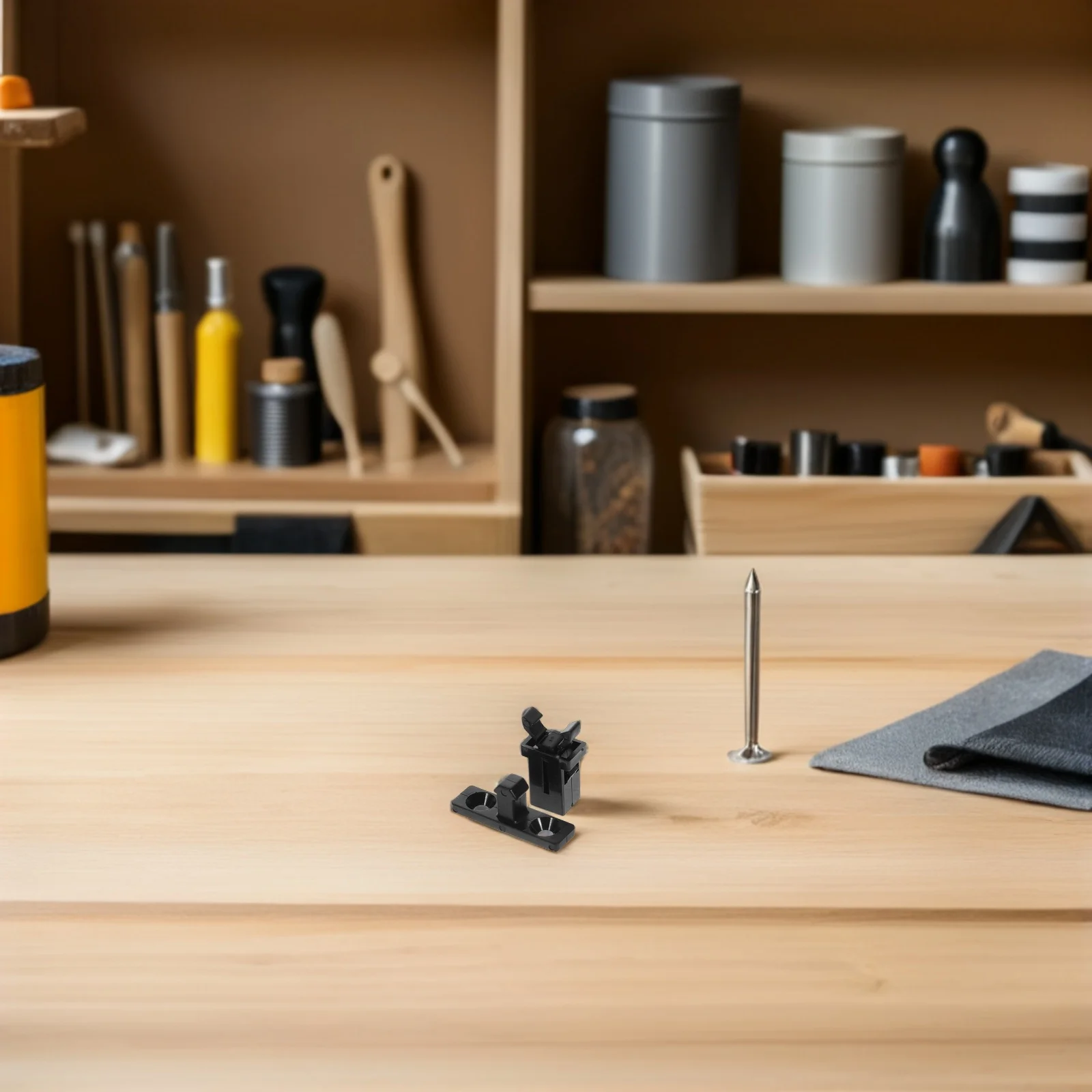 

50 Set Spring Latch Lock Self-Locking Push Latch for Glasses Case Trash Bin Toothpick Box Compact Sturdy Snap Fasteners Hardware