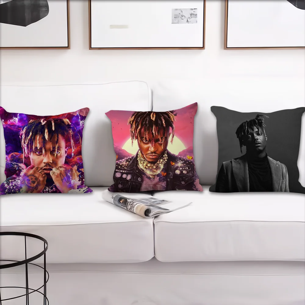 Rapper J-Juice W-Wrld Comfortable Decorative Cushion Cover Suitable for Home Living Room Sofa Room Decoration