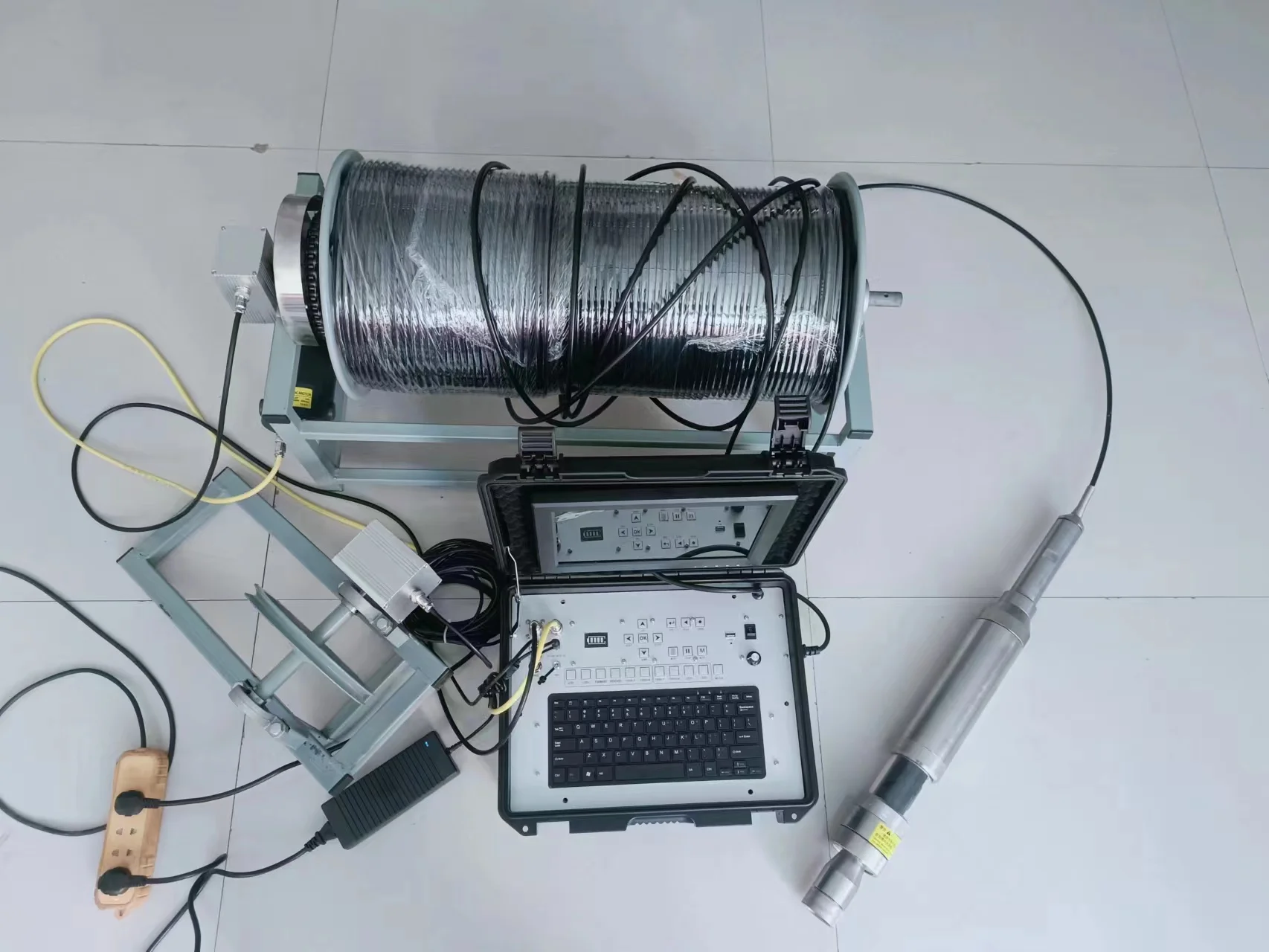 مصنع جودة عالية تحت الماء 360 درجة كاميرا مزدوجة فحص الآبار مقاومة للماء فحص عميق تحت كاميرا الآبار