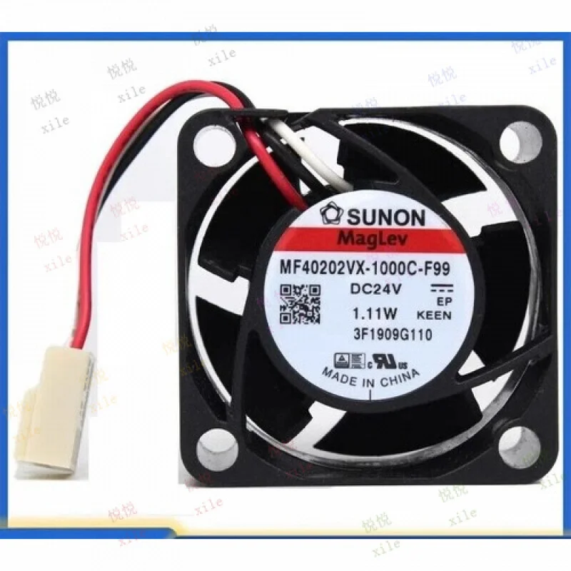L   L  for SUNON MF40202VX-1000C-F99 DC24V 4020 4cm 3pin Cooling Fan