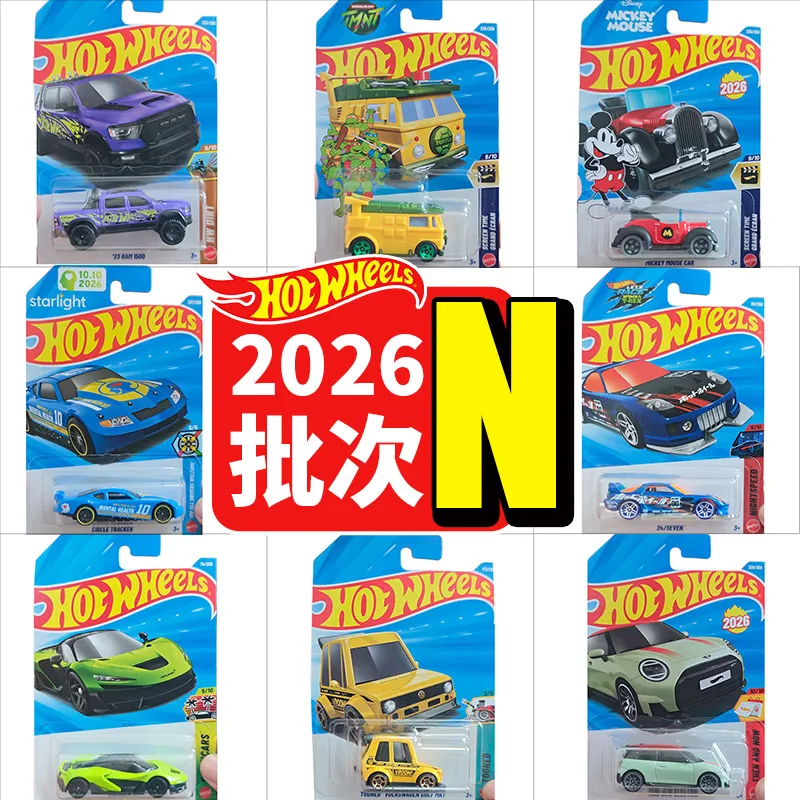 Hot Wheels 2026 N Batch C4982 Diecast Model Car Dodge Ram Mini Sport Vehicle 1 64 Scale Alloy Collectible Toy