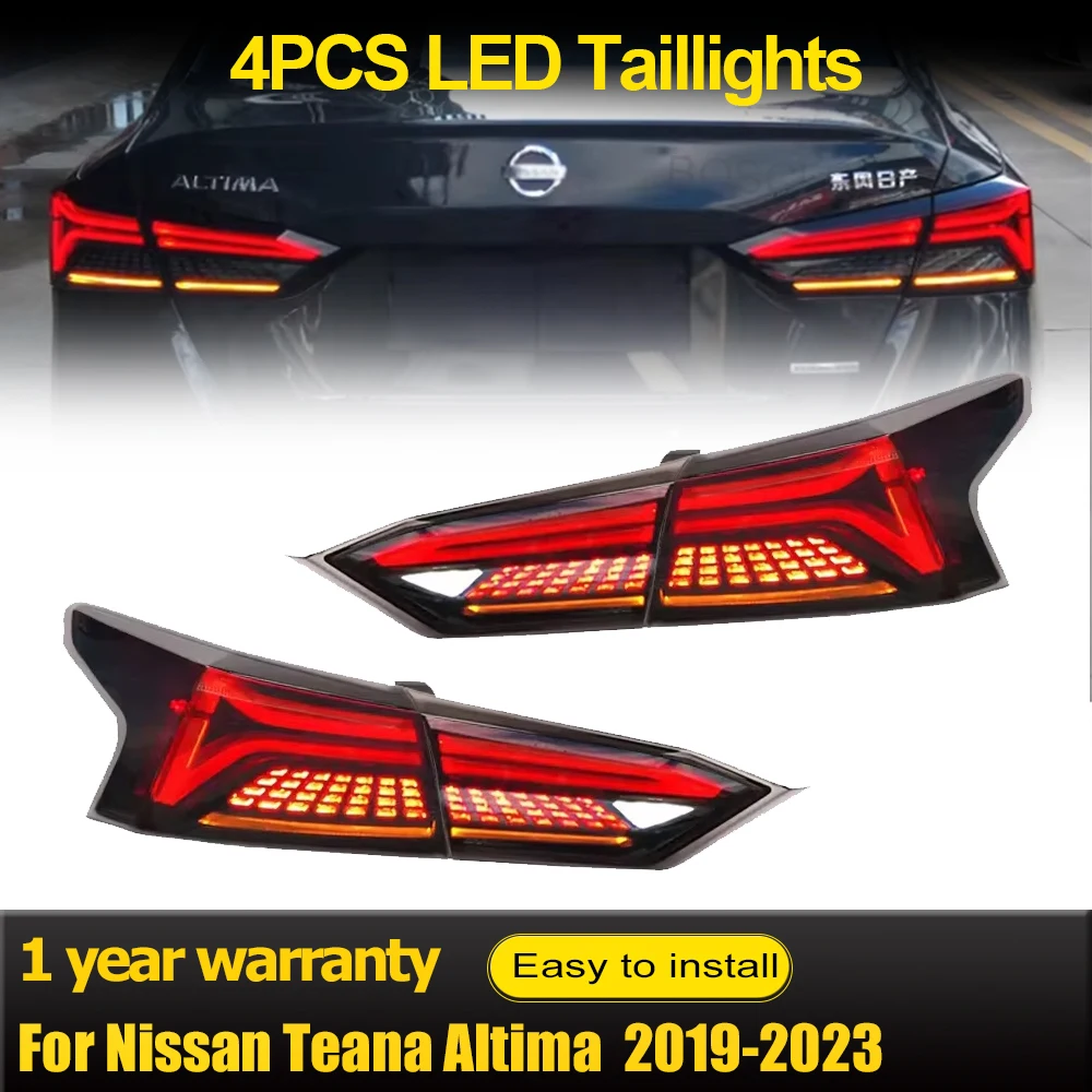 

Светодиодные задние фонари Plug and Play, задний фонарь для Nissan Altima Teana 2019 2020 2021 2022 2023, автомобильные аксессуары, задний фонарь, задний фонарь