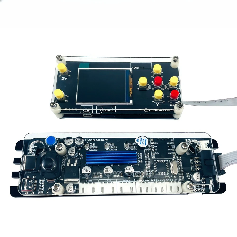 Two-axis laser engraving machine control board supports offline support limit switch control 32-bit chip