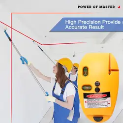 Right Angle Laser Level Powered Infrared Line Leveling Long Precision Ruler Marking Horizontal Distance Decoration Tool Hig K6F3