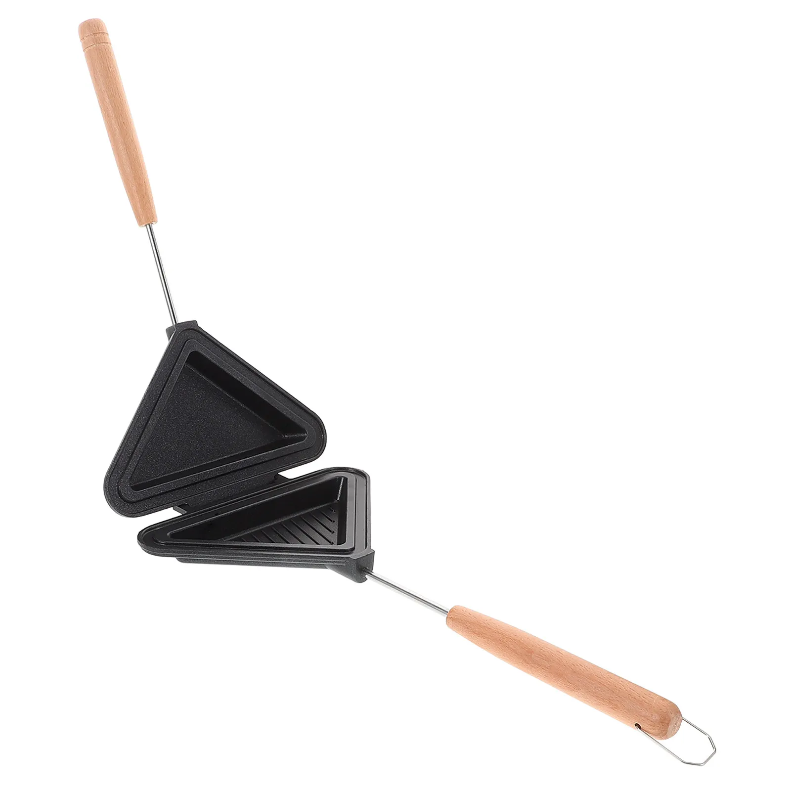 Triangle Mini Sandwich Pan Non-Stick Double-Sided Frying Pan for Breakfast, Baking & Grilling