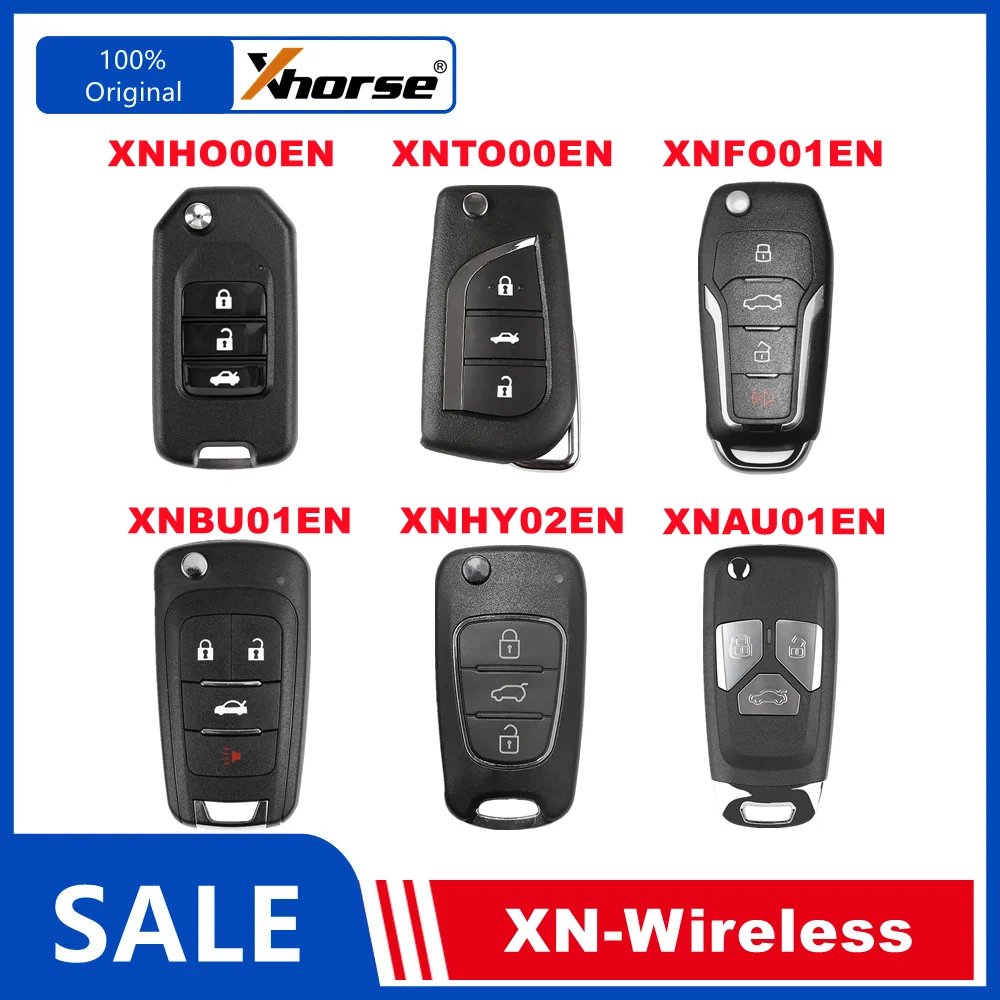 1 Piece XHORSE XN Wireless Universal Remote for Honda/HYUNDAI/Audi/Ford XNHO00EN XNHY02EN XNAU01EN XNFO01EN XNTO00EN XNBU01EN