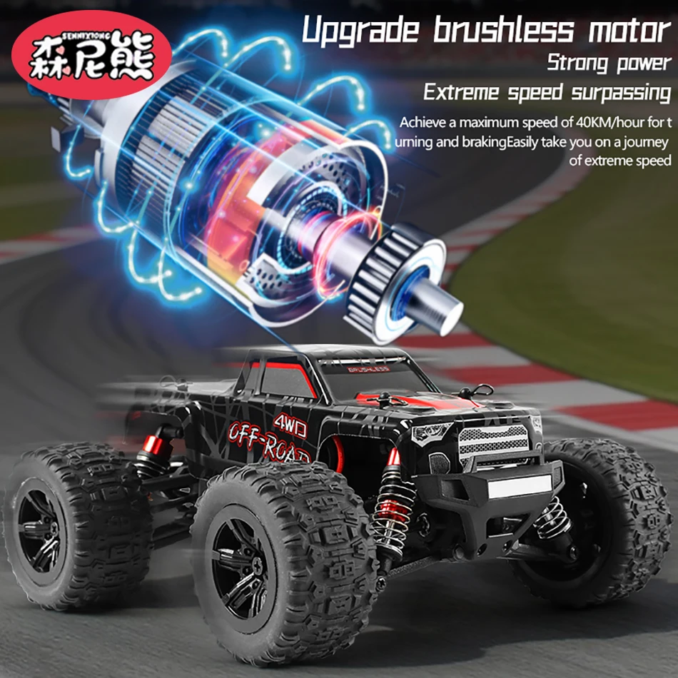 SENNIXIONG 1:20 40 km/h RTR sans brosse rapide télécommande dérive voiture 4WD électrique haute vitesse course RC Monster Truck jouet pour adulte