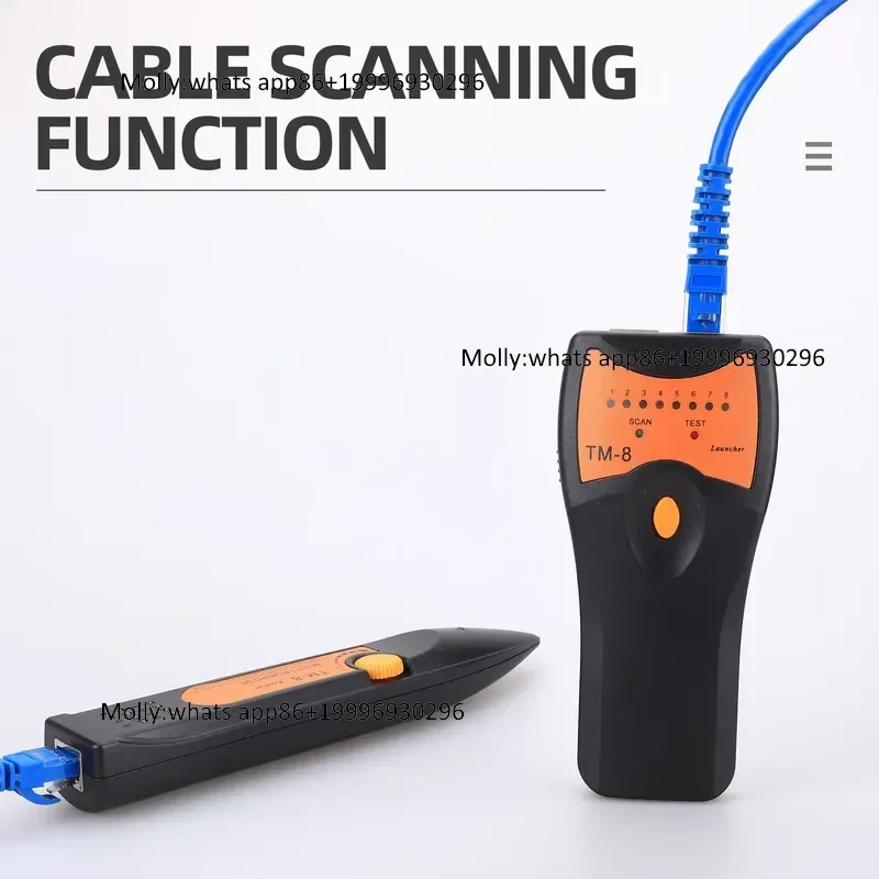 New RJ11 RJ45 Cat5 Cat6 Telephone LAN Network Cable Tester Detector Wire Tracker Tracer Toner Ethernet Line Finder