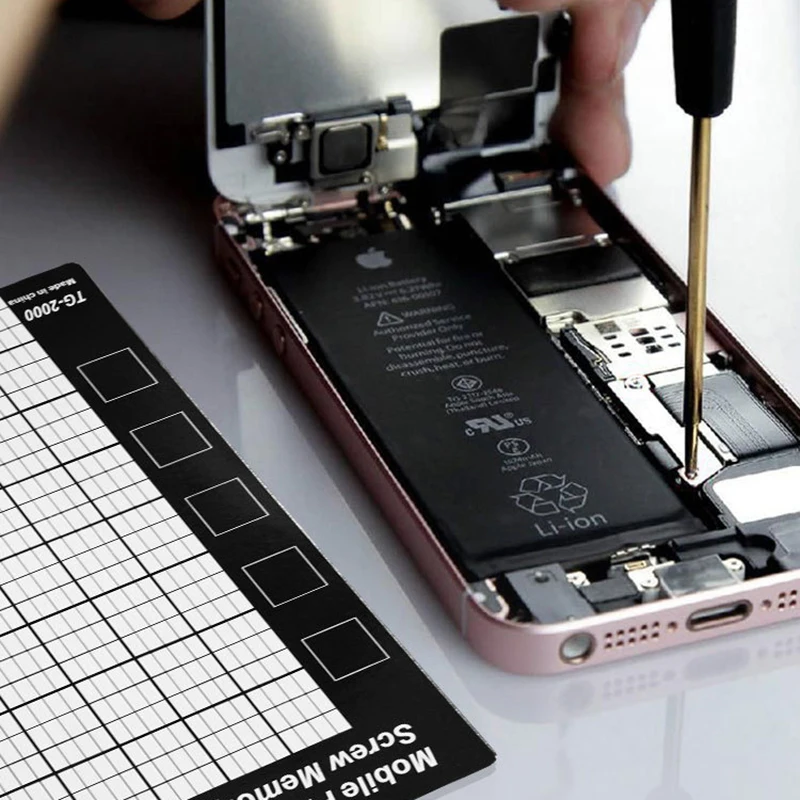 1/2/5/10Pcs Magnetic Screw Mat Memory Chart Work Pad Working Memory Pad For Little Small Screws Holds Mobile Phone Repair Tool