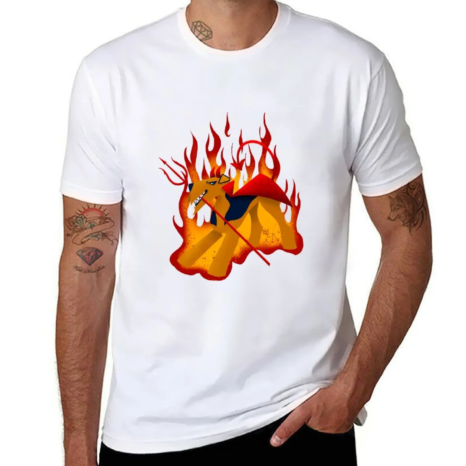 

Devil Dog T-Shirt anime t shirts for man cotton t shirt man T-Shirt
