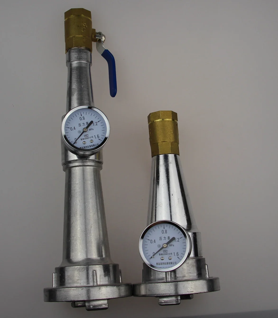 Fire hydrant pressure measuring joint fire water gun pressure tester fire hydrant system water test detection device