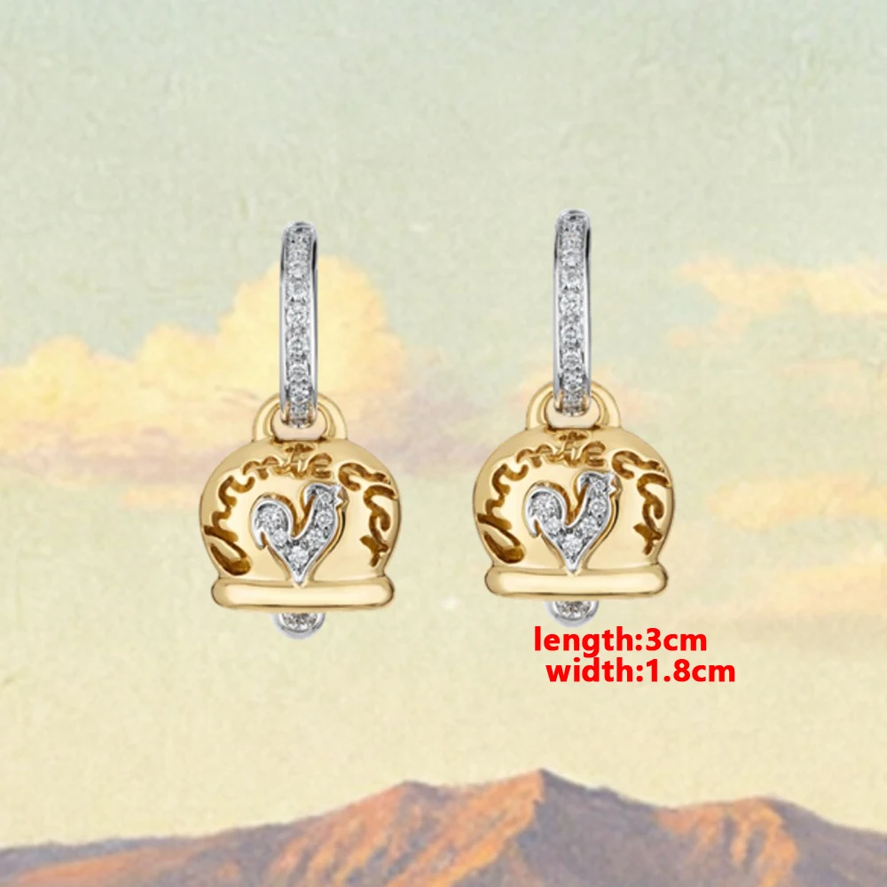 

Подвеска Chanteclers High End Zircon Bell из серебра 925 пробы, новинка 2026 года, итальянская коллекция Capri, сверкающая, элегантная, изысканная ювелирная подвеска-колье