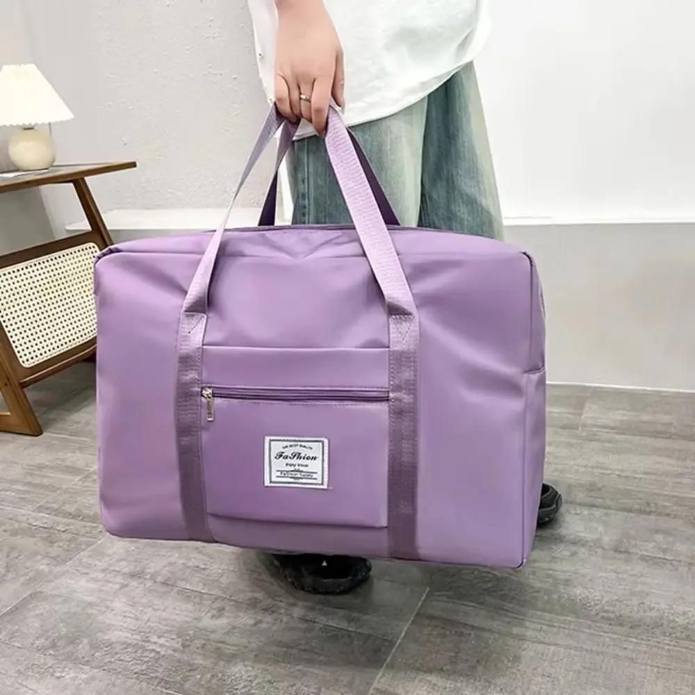 Oxford Cloth Travel Storage Bag Folding Large Capacity Travel Luggage Bag Waterproof Multifunction Trip Handbags Moving