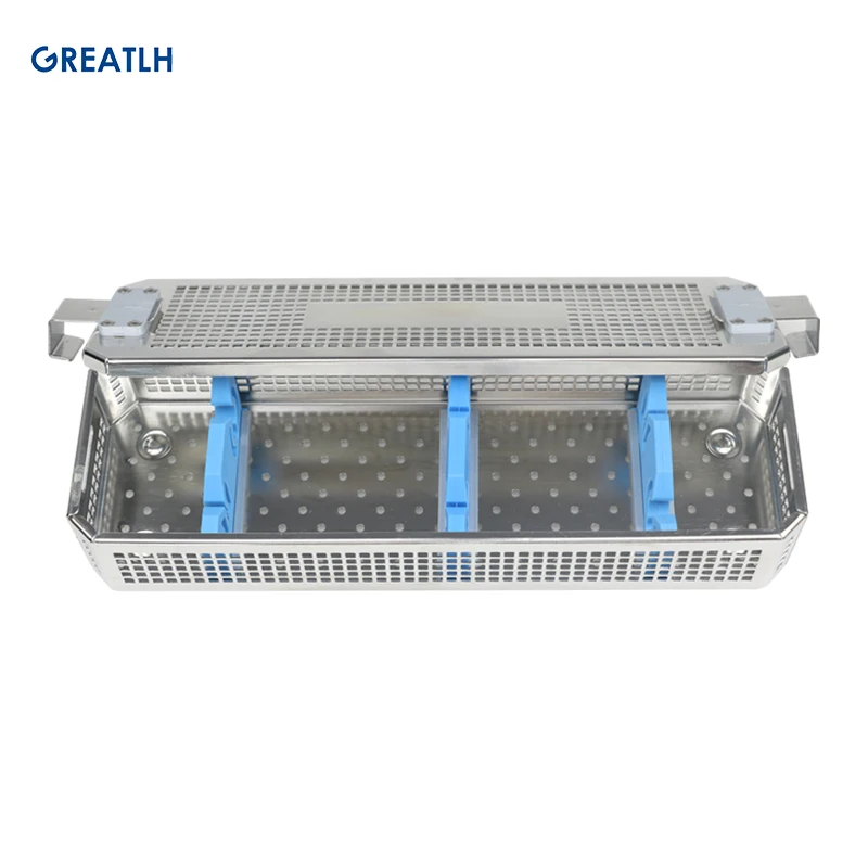 Sterilization Basket Aluminium Alloy Endoscope Sterilization Box Sterilization Tray Case Box