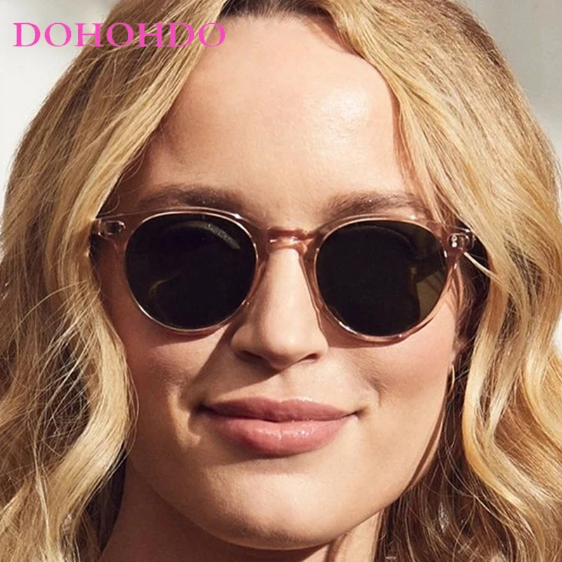 

Vintage Round Frame Women Sunglasses New Popular Luxury Designer Classic Men Eyewear Outdoor Travel Shade Sunglass Ladies UV400
