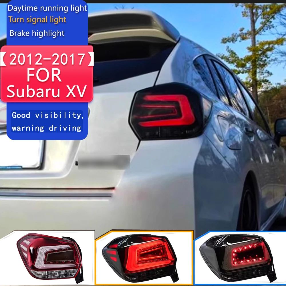 

Стайлинг автомобиля задний фонарь для Subaru XV задние фонари 2012-2017 XV светодиодный задний фонарь DRL указатель поворота задний ход автоаксессуары