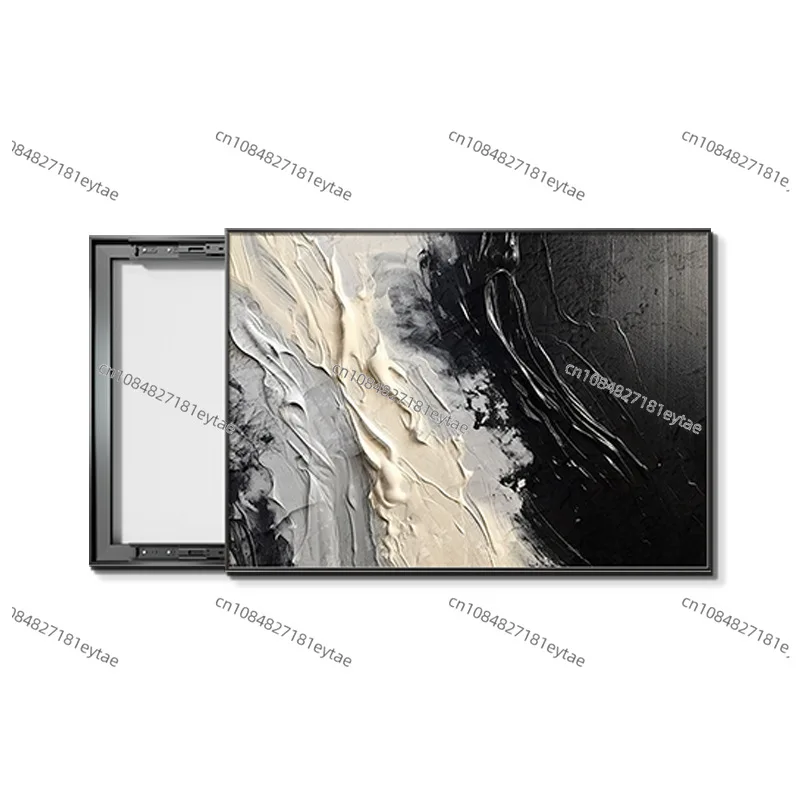 Luxury Electric Meter Box Cover Art - Minimalist Floral Wall Decor for Living Room Power Switch Concealment