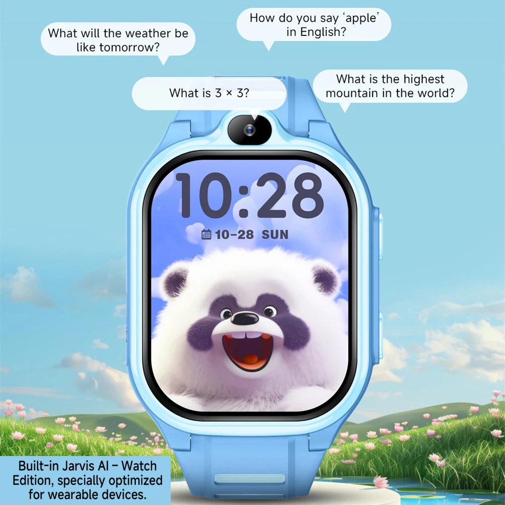 Nuovo orologio intelligente 4G per bambini GPS Videochiamata APP Scarica Smartwatch per bambini Assistente vocale Orologi per telefono Chat vocale Telecamera Sveglia