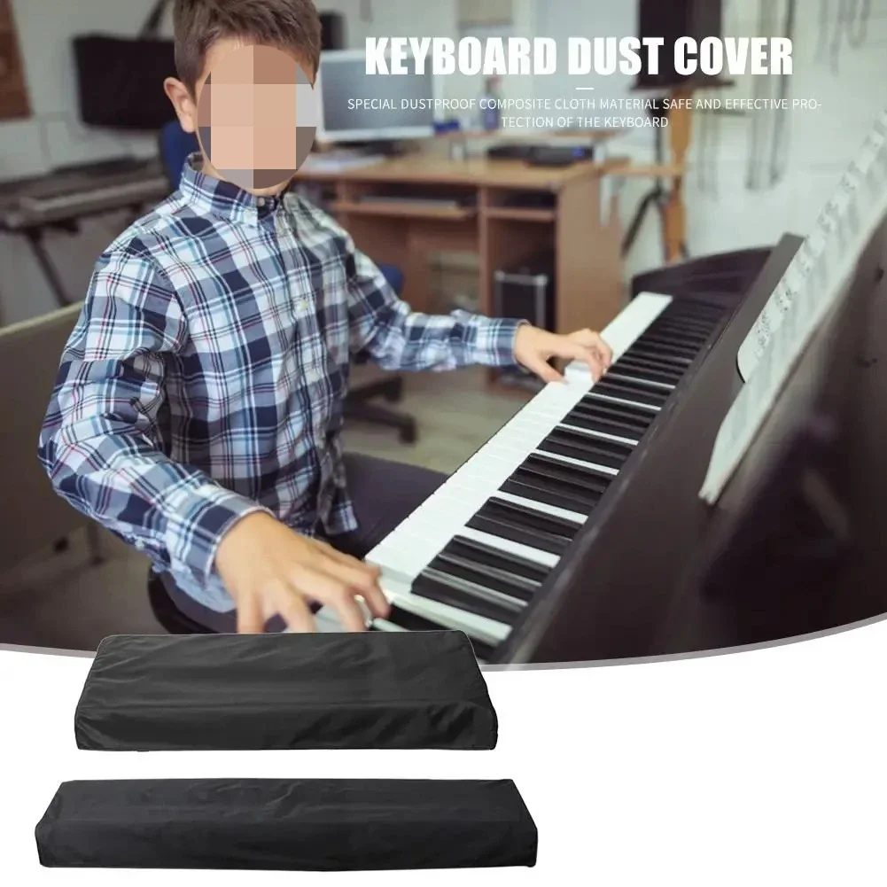 Portable Electronic Piano Dust Cover Waterproof Drawstring Closure Compact Storage for 61/88 Key Home Studio Keyboard Yamaha