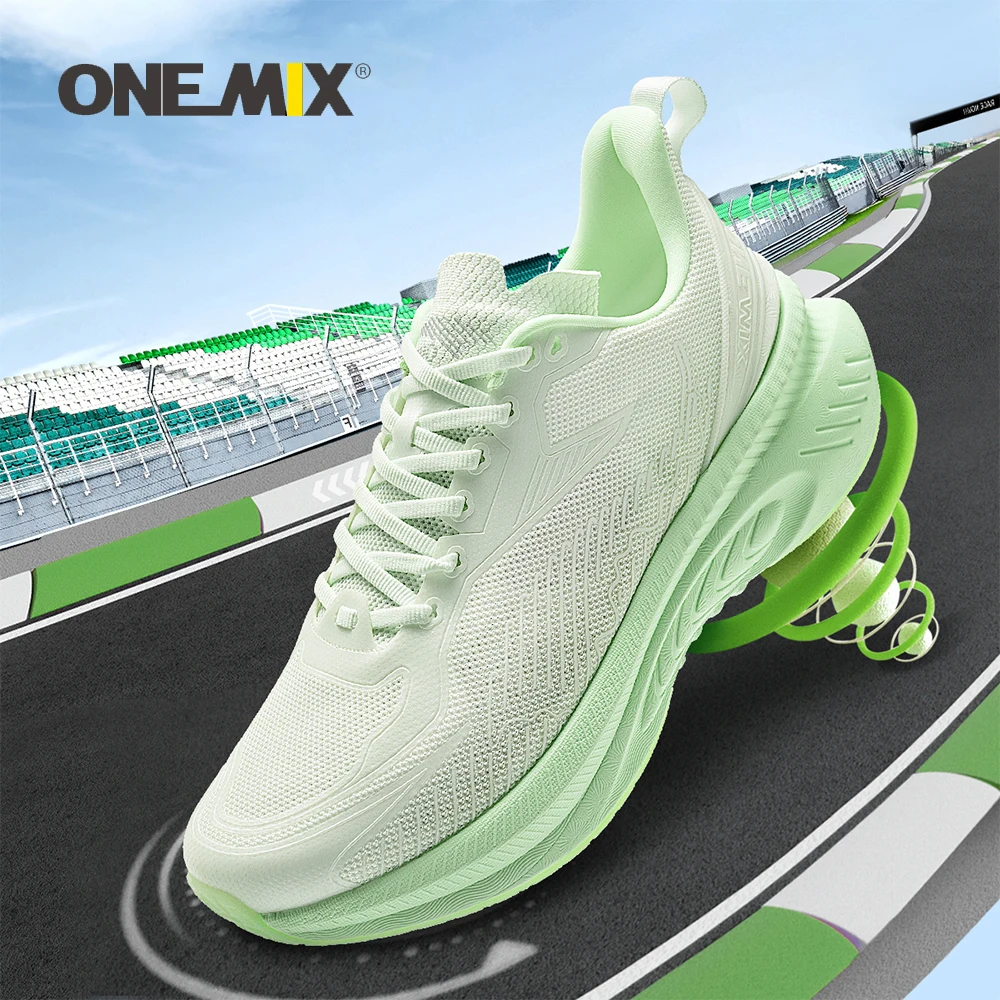 

Onemix New Arrival Men SummerLight Weight Breathable Running Shoes Cushioning Protect Knees Sneaker Women Gym Outdoor Sport Shoe