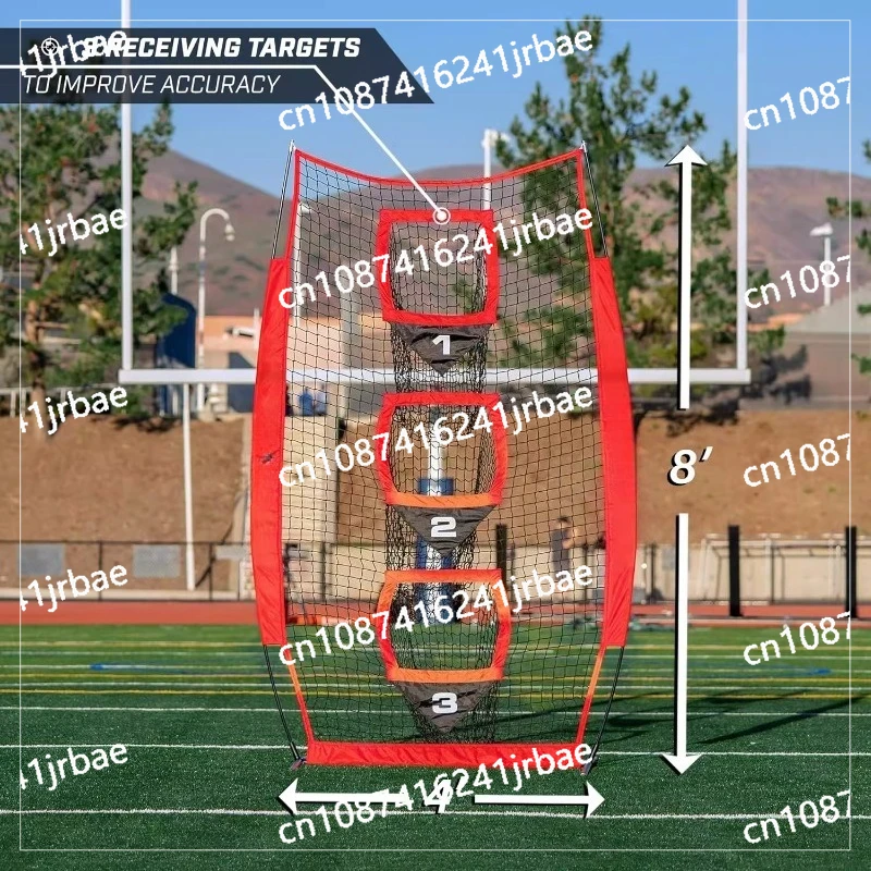Football Throwing Net Replacement Quarterback Training Equipment Football Net for Schools Quarterback Yard Indoor Players