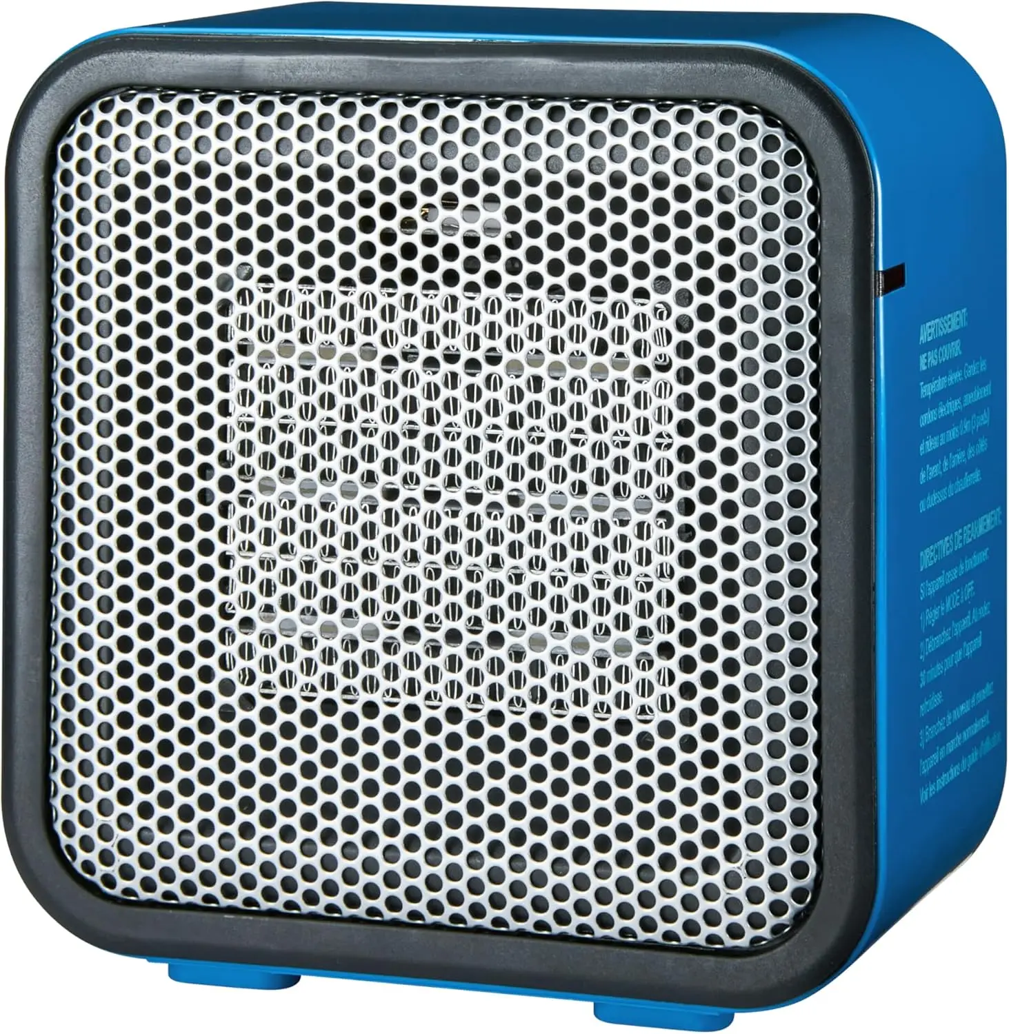 

Portable Ceramic Space Heater, 500W Mini Desk Heater for Office Indoor Use with Tip-Over Protection, Lightweight Blue