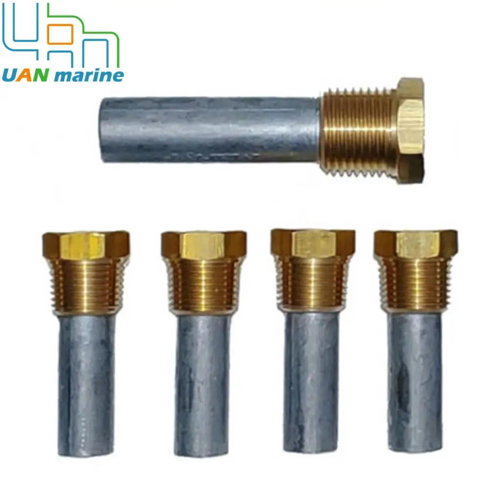 119574-4415 Pencil Anode Kit For Yanmar 4LHA-HTE 6LP 6LY 6LPA-STP 6LPA-STZP Replaces 119574-18790 Oil Cooler zincs Marine