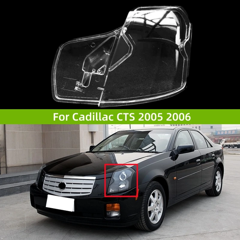 

Для Cadillac CTS 2005 2006, автоаксессуар, прозрачный материал ПК, фары, стеклянный корпус