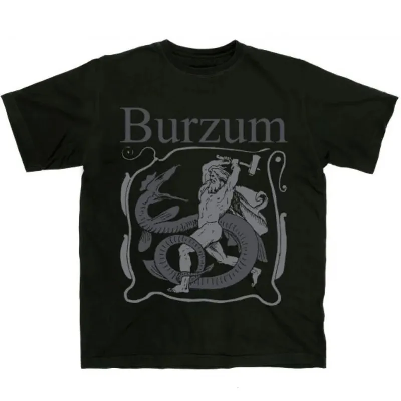 Norwegian Black Metal Band BURZUM Rock Dark Punk Casual T-shirt