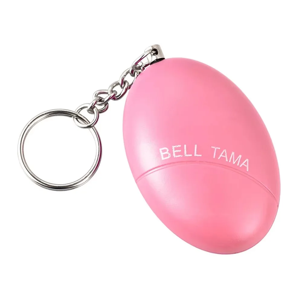 100dB Powerful Self-Defense Alarm - Egg-Shaped Loud SOS Keychain, Emergency Safety Alert for Women & Girls