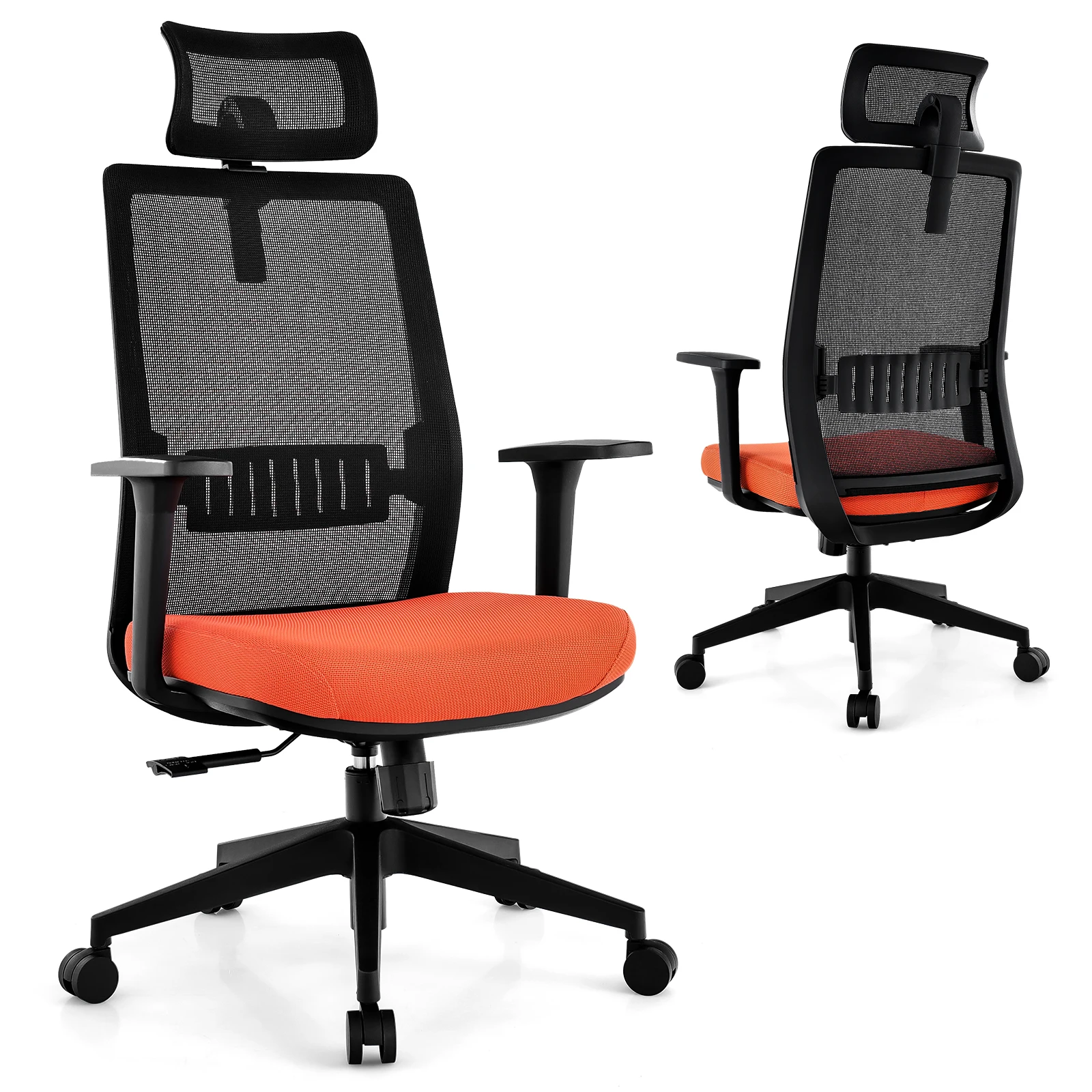 Mesh Office Chair Big Tall Ergonomic Executive Chair Height Adjustable 400 lbs