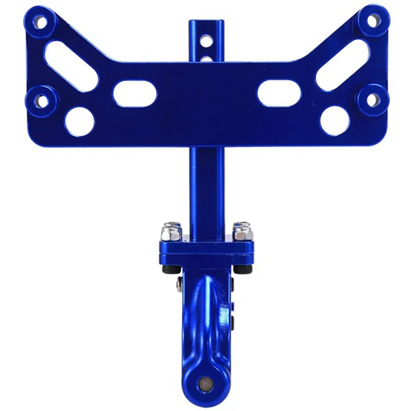 

A13Q-Rear Bumper Tow Trailer Hook Metal Upgrade Parts RC Accessories For Axial SCX6 JLU Wrangler 1/6 RC Crawler Car,Blue