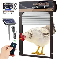 Automatic Chicken Coop Door Solar Powerd Automatic Chicken House Door High Quality and Practical Chicken Pets Dog Cages Door
