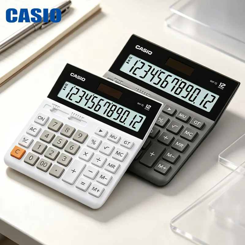 CASIO DH-12/14 MH-12 AX-12B/120B DX-12B/120B Thin ordinary business calculator store retail simple accounting office tools