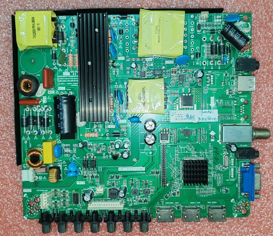 

HK.T.RT2959P92 Three in one TV motherboard, tested physical photos for 1920X1080 70--80V 680MA